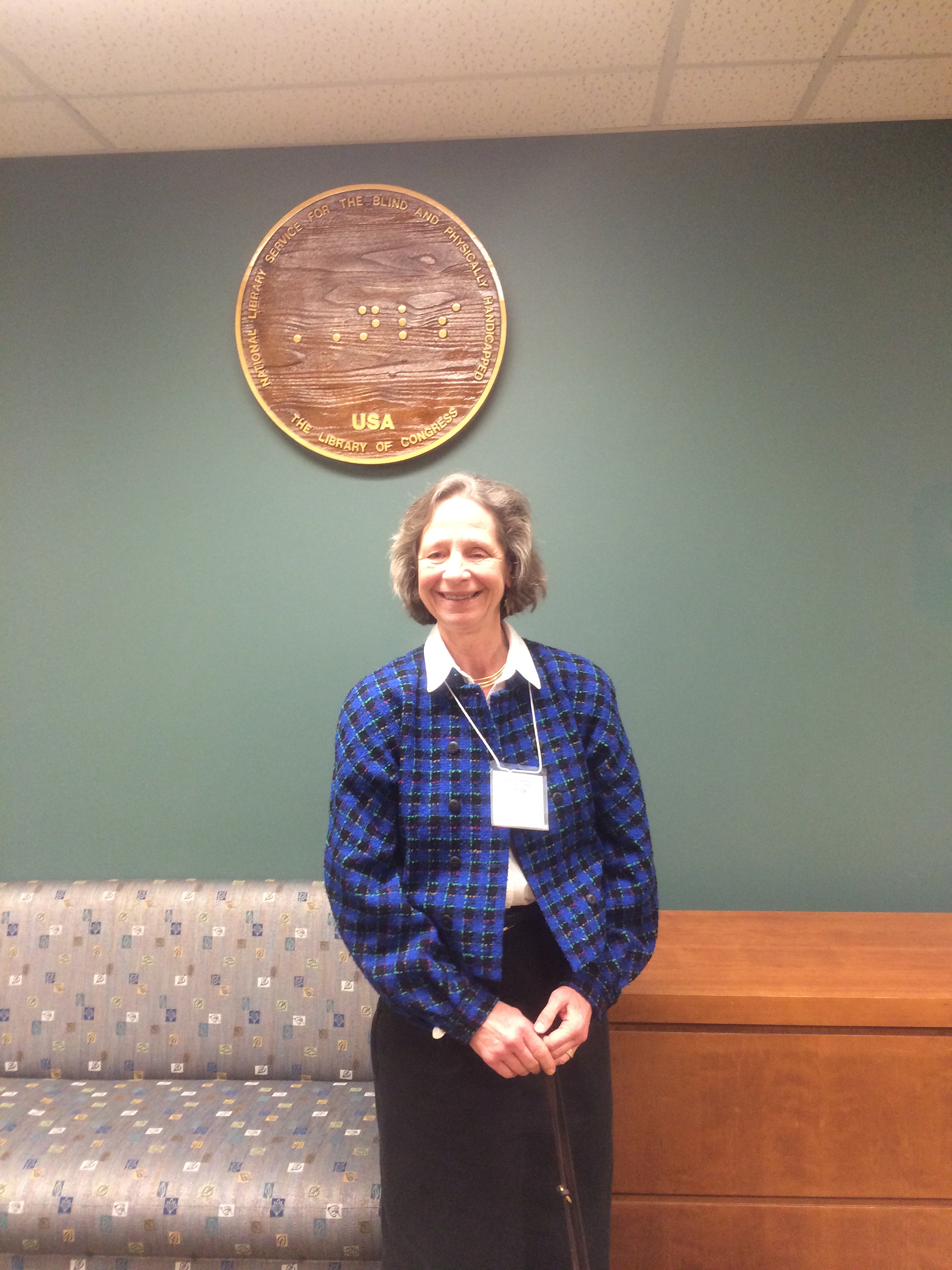 Sue, at the National Library Service