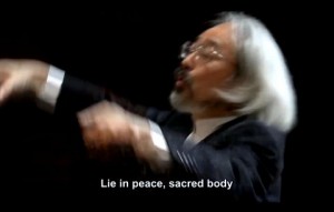 Suzuki brings the chorus in during the first movement, Herr, unser herrscher
